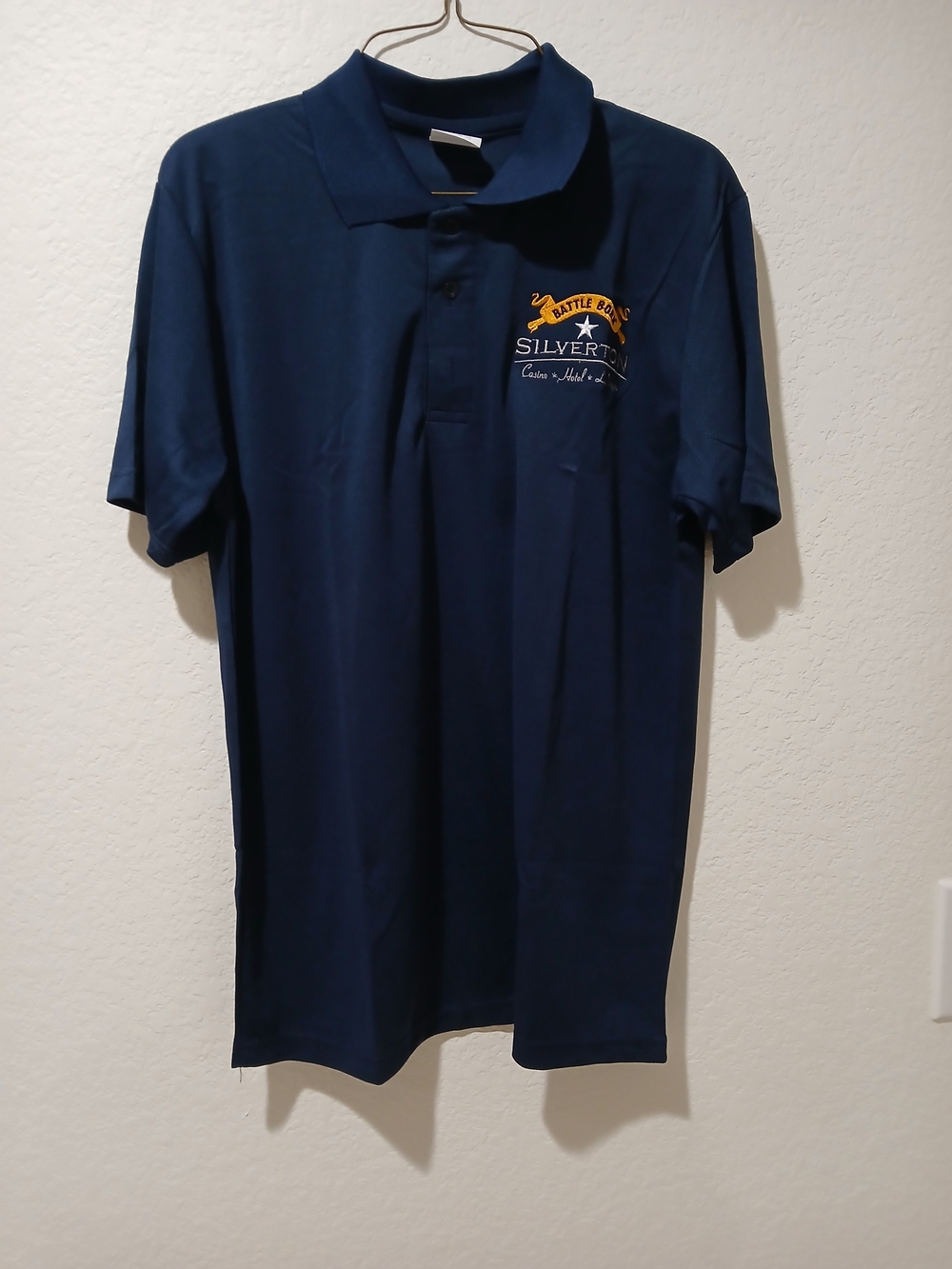 Silver Jeans Navy Polo Shirt - Men's Short Sleeve